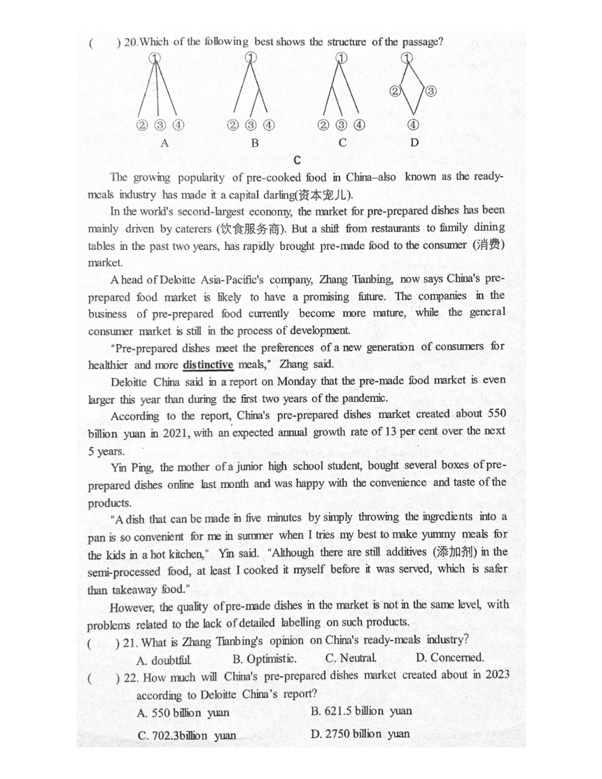 广东省深圳市南山区2023-2024学年九年级上学期11月期中英语试题（PDF版，无答案）