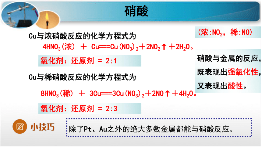 5.2 氮及其化合物 第3课时  硝酸 课件 (共15张PPT)人教版（2019）高一化学必修二