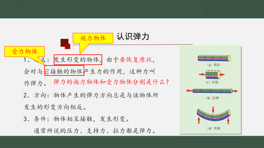 3.2弹力（第1课时） 课件 (共20张PPT) 高一上学期物理教科版（2019）必修第一册