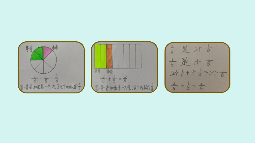 （2023秋新插图）人教版三年级数学上册 8-2 分数的简单计算（第1课时）（课件）(共23张PPT)