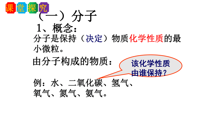 3.1构成物质的基本微粒 第2课时分子和原子（课件）2023-2024学年度沪教版化学九年级上册(共24张PPT)