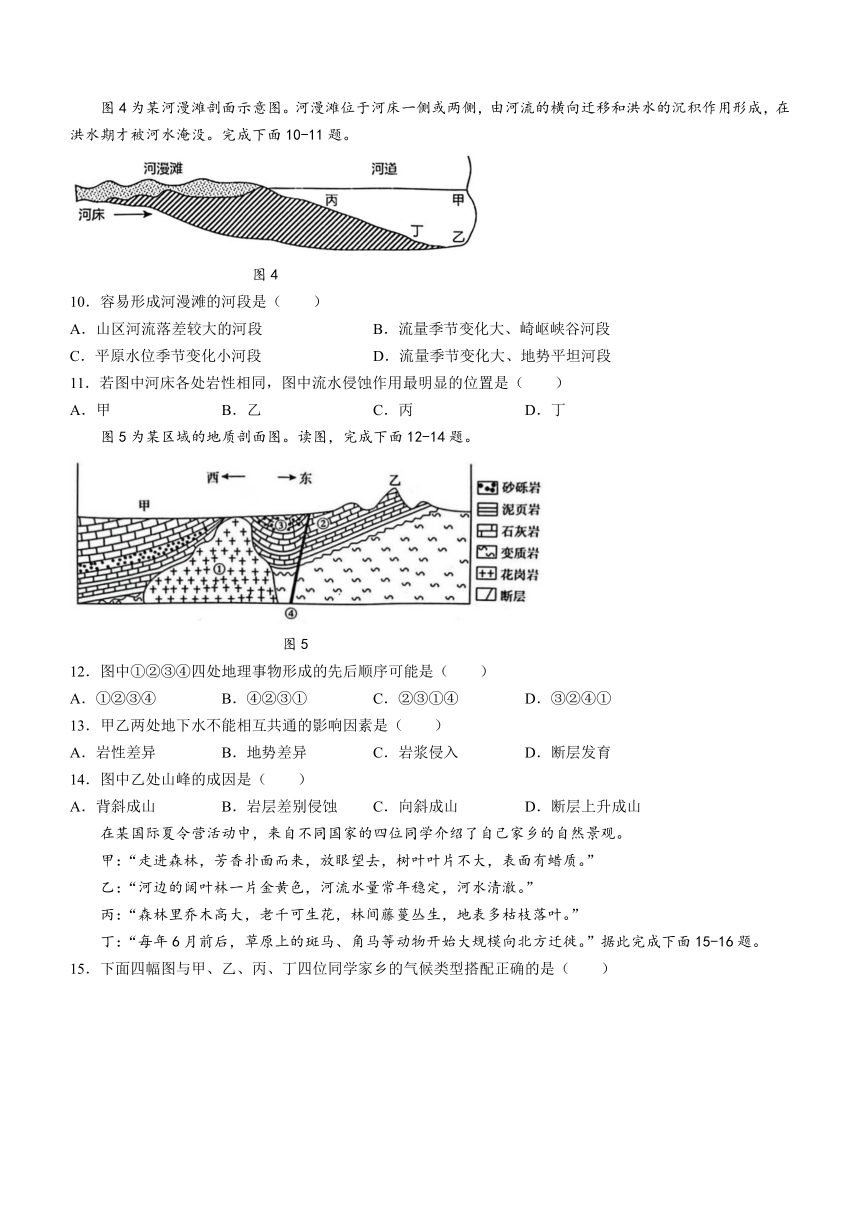 广东省茂名市电白区2023-2024学年高二上学期期中考试地理试卷（含答案）