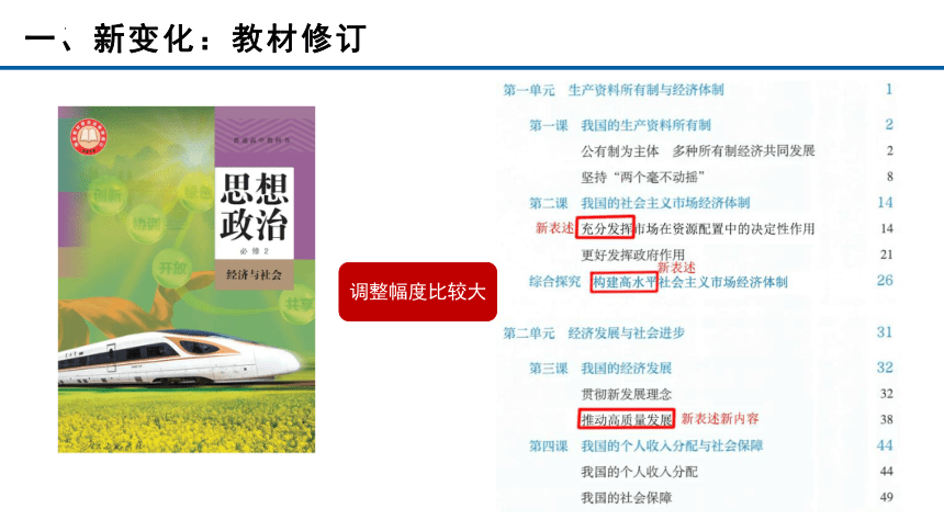 第三课我国的经济发展教材分析课件(共68张PPT)-2023-2024学年高中政治统编版必修二经济与社会