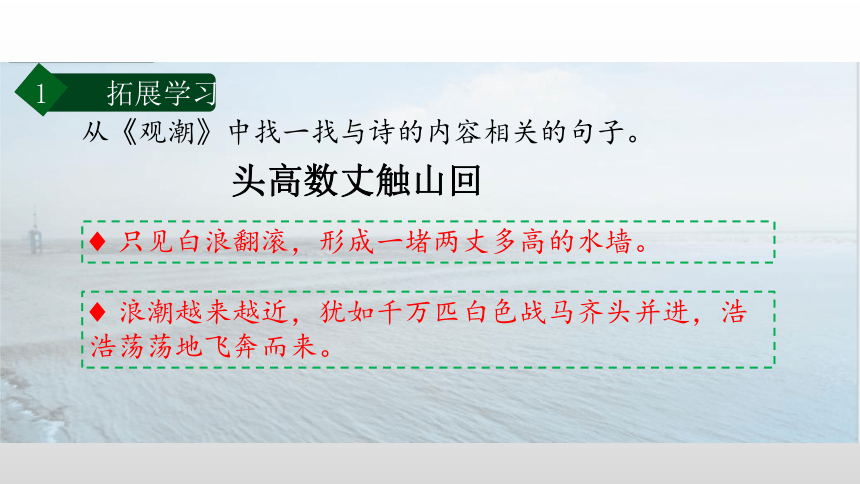 四年级语文上册 第一单元 《浪淘沙》（其七）+《鹿柴》  第一课时 课件(共21张PPT)