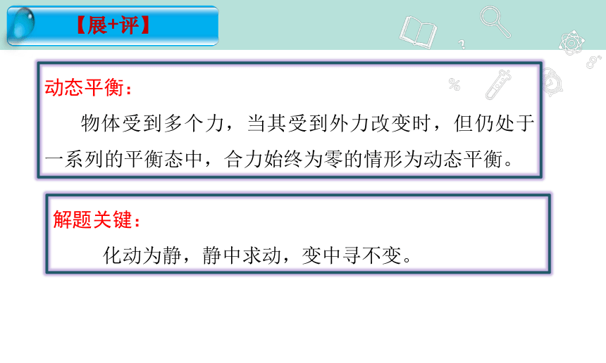 物理人教版（2019）必修第一册3.5共点力的平衡专题  共点力平衡的动态分析（共15张ppt）