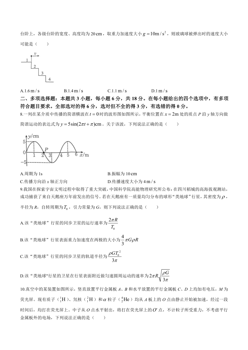 河北省廊坊市廊坊部分重点高中2023-2024学年高三上学期11月期中考试物理试题（含解析）