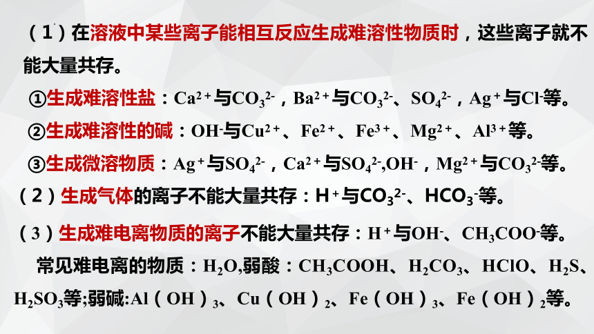 1.2.3离子反应的应用课件(共21张PPT) 人教版（2019）必修第一册