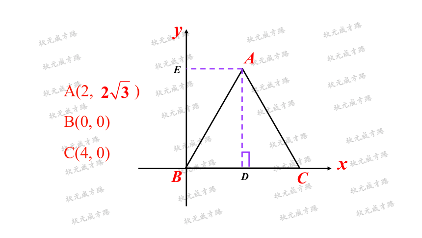 北师版八年级上册数学 第三章 位置与坐标2平面直角坐标系 第3课时 建立适当的平面直角坐标系求点的坐标 课件（12张PPT）