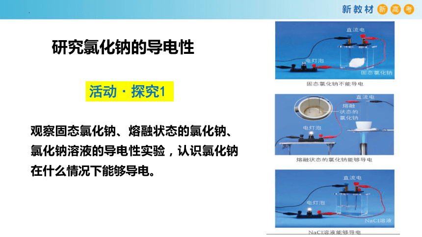 1.2.1 电解质的电离（课件）(共33张PPT)高一化学（人教版2019必修第一册）