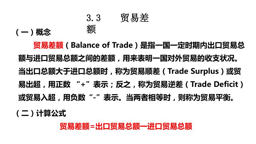 第三章 国际贸易的基本概念 课件（共37张PPT）- 《国际贸易基础》同步教学（苏州大学·2022）