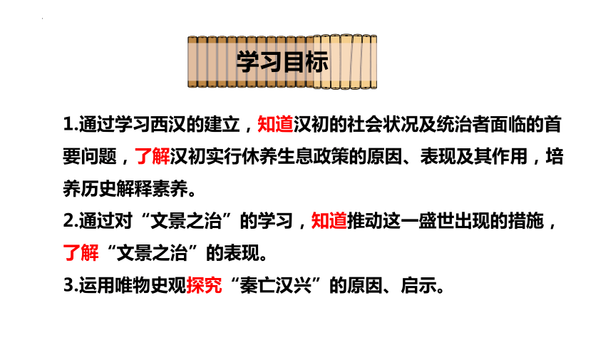 第11课 西汉建立和“文景之治”   课件（23张PPT）