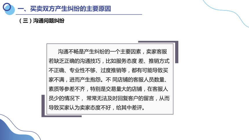 4.2正确处理双方的纠纷及投诉 课件(共27张PPT)-《电子商务客户服务》同步教学（北京邮电大学出版社）