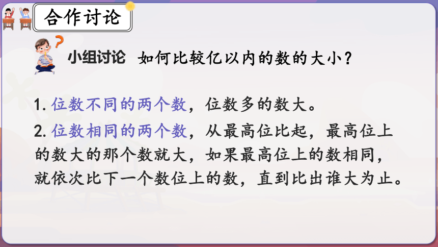 人教版四年级数学上册1.5《亿以内数的大小比较》课件(共16张PPT)