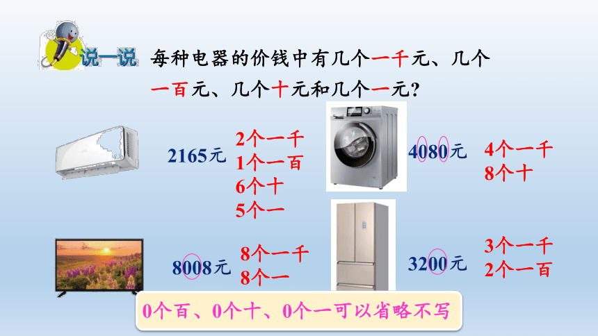 冀教版三上第1课时 认、读、写万以内的数 课件