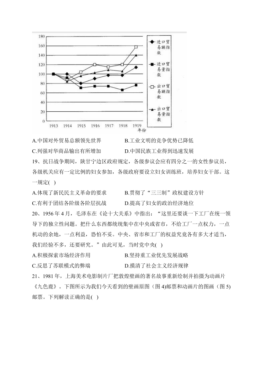 山西省2024届高三上学期10月联考历史试卷(含解析)