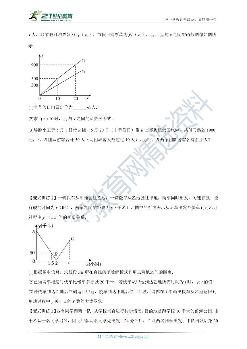 第5章 一次函数专题 一次函数的三种压轴应用问题（含解析）