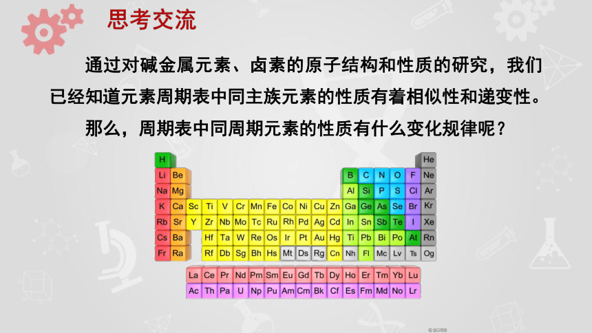 4.2.1 元素性质的周期性变化规律 课件(共30张PPT) -人教版（2019）高中化学必修第一册