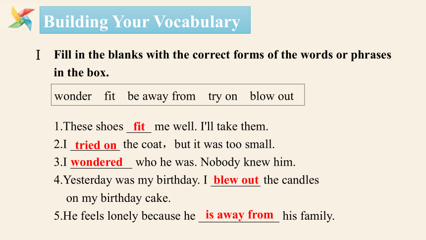 Unit 3 Families Celebrate Together Unit Review 课件(共19张PPT)