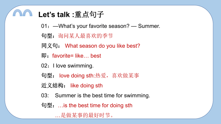 Unit1 What's your  favourite season 复习课件(共34张PPT)