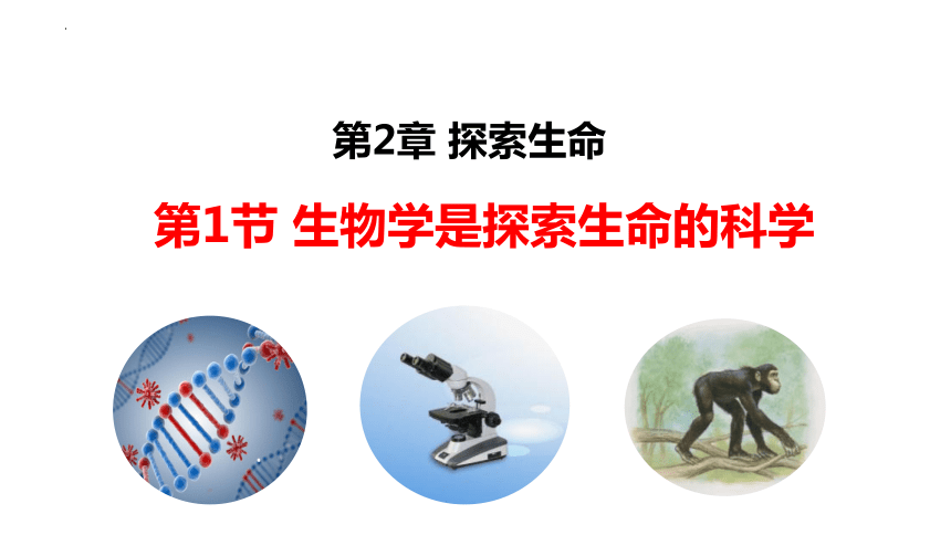 1.2.1生物学是探索生命的科学课件(共23张PPT) 北师大版生物七年级上册