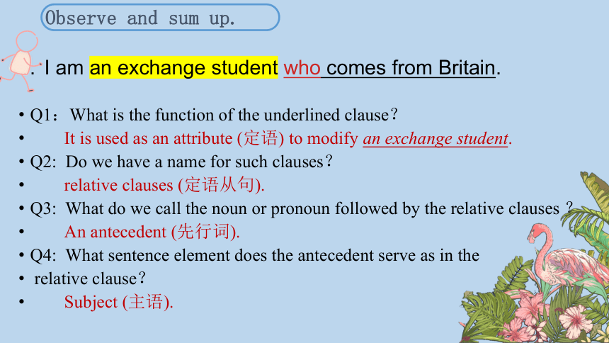 人教版（2019）必修 第一册Unit 5 Languages around the world Discovering Useful Structures课件(共33张PPT)