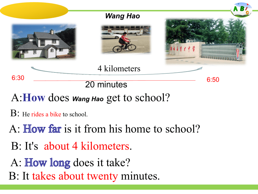 Unit 3   How do you get to school ？ Section B 2a-2c课件