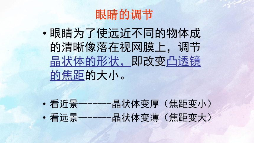 4.4 照相机与眼球 视力的矫正 课件（17张PPT）  - 2023-2024学年苏科版物理八年级上册