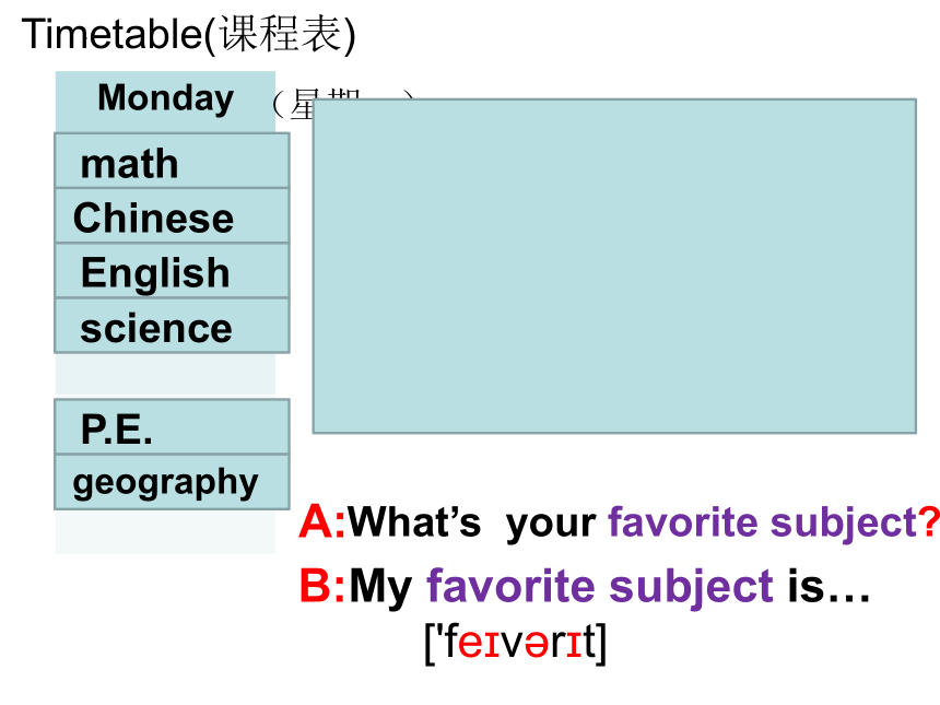 Unit 9 My favorite subject is science.  Section A (1a-2c) (共40张PPT，内嵌音频)