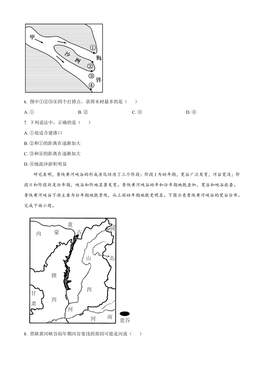 广东省东莞四校2023-2024学年高二上学期期中联考地理试题（原卷版+解析版）