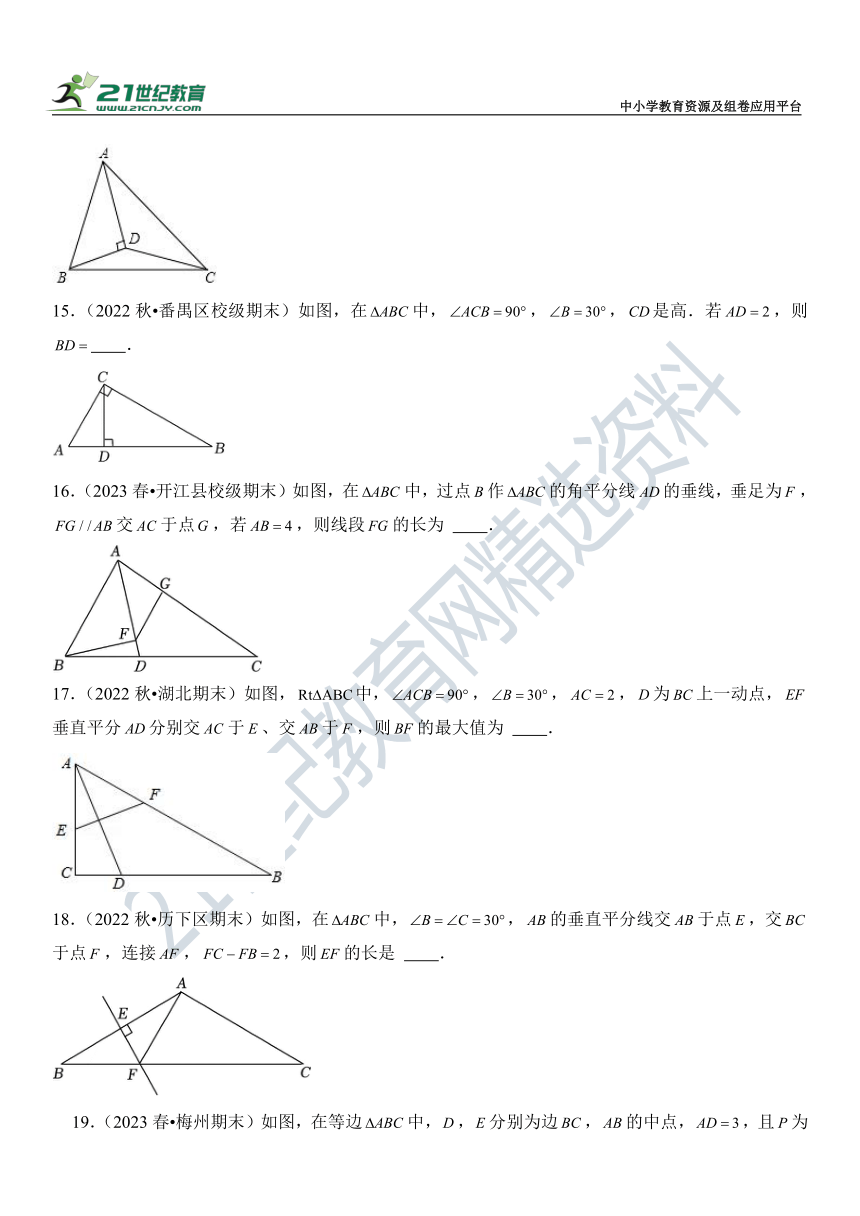 【人教版】期末复习专题04 轴对称、等腰三角形  精选试题训练卷 （含解析）