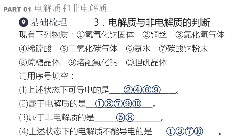 1.2.1电解质的电离 课件(共44张PPT)-人教版2019必修第一册