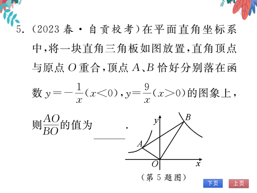 【同步精讲-习题课件】第27章《相似》专题训练（九） 相似与函数-人教版数学九下