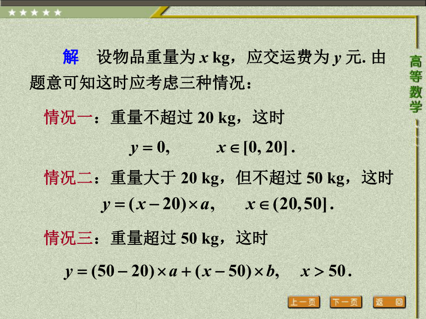 第一章 第一节 函数 《高等数学（第三版）》（高教版） 课件（共51张PPT）