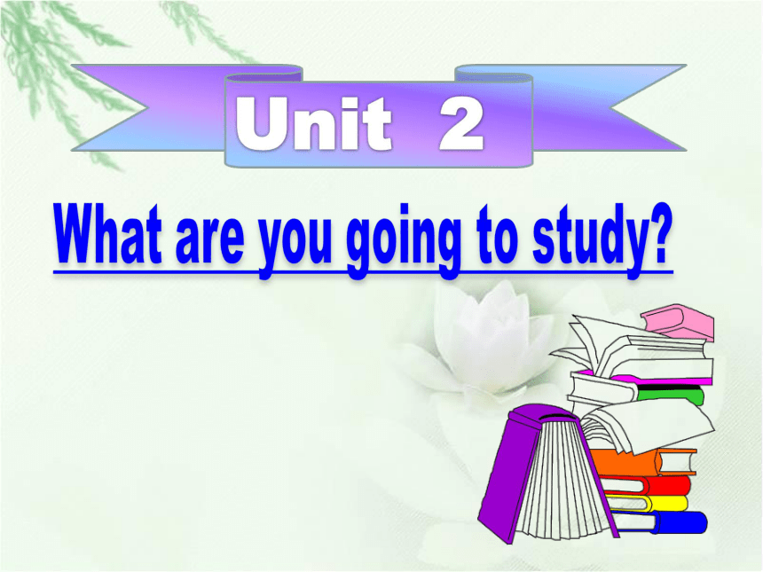 Unit 2 What are you going to study? 课件