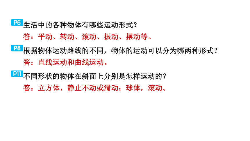 教科版科学三年级下册教材研讨问题参考答案  课件(共29张PPT)