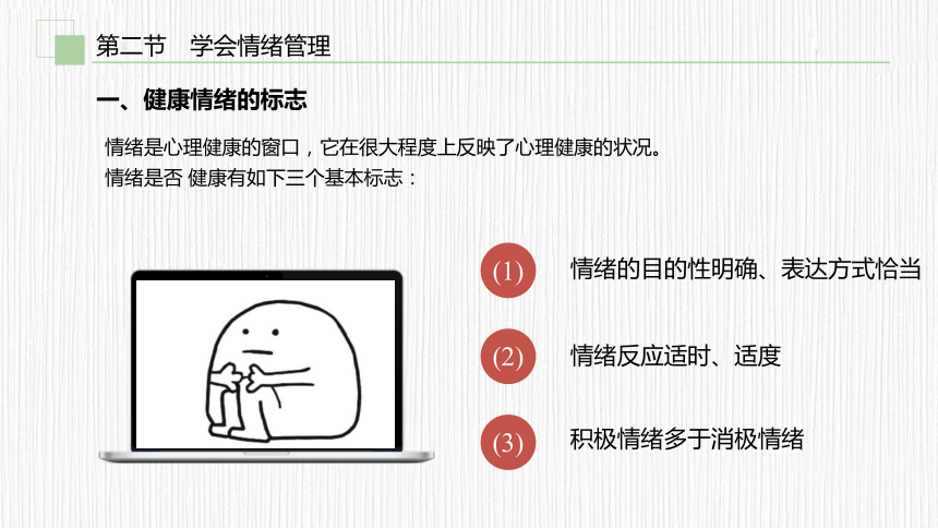 第六章　调适情绪 拥抱快乐 课件(共30张PPT) 《大学生心理健康教育（第二版）》（高教版）