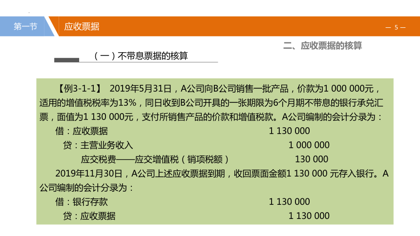 3.1应收票据 课件(共13张PPT)《财务会计》（江苏大学出版社）