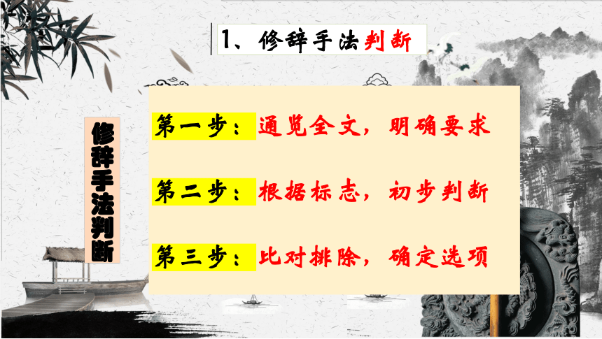 2024届高考语文复习：修辞手法鉴赏，效果用法赏析课件(共43张PPT)