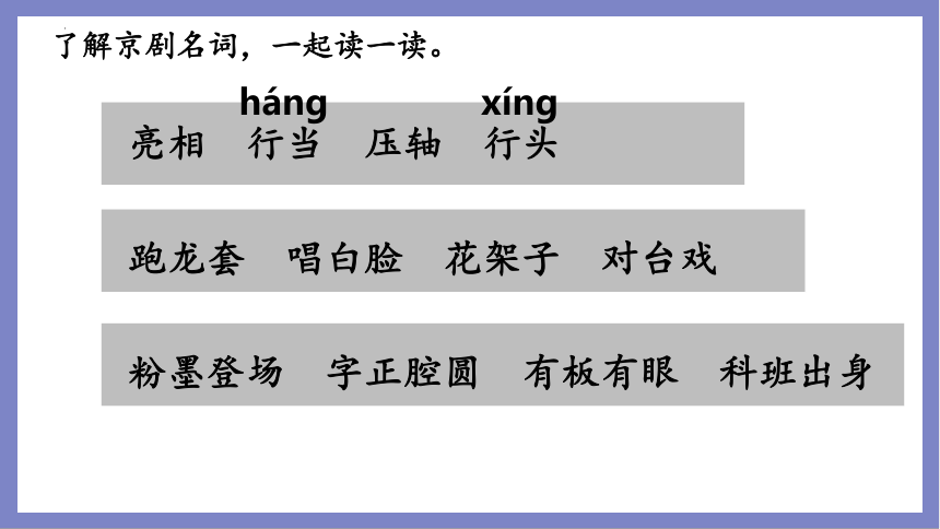 24 京剧趣谈课件(共27张PPT)