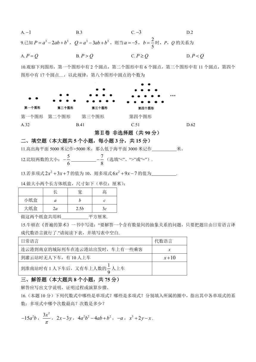 山西省朔州市右玉县右玉教育集团初中部2023-2024学年七年级上学期期中数学试题 (含解析)