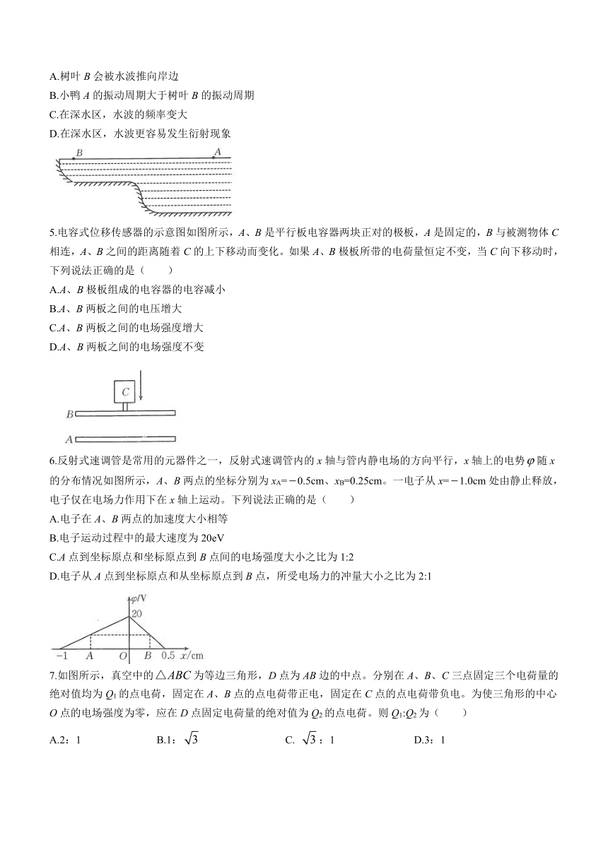 四川省雅安市联考2023-2024学年高二上学期12月月考物理试题（含解析）