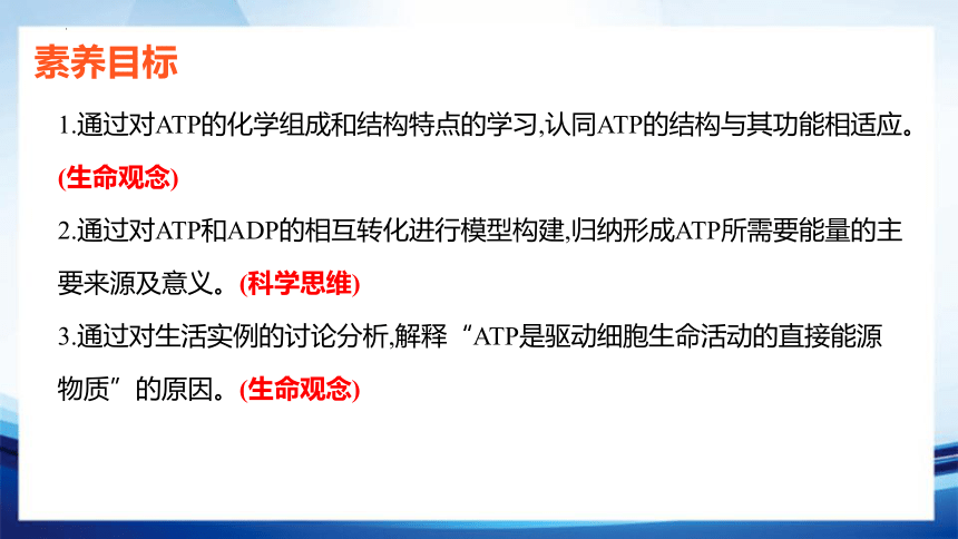 5.2 细胞的能量“货币”(共23张PPT)ATP-高一生物课件（人教版2019必修1）