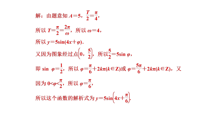 5.6.2 函数y＝Asin(ωx＋φ)的性质及应用  课件(共33张PPT)——高中数学人教A版（2019）必修第一册