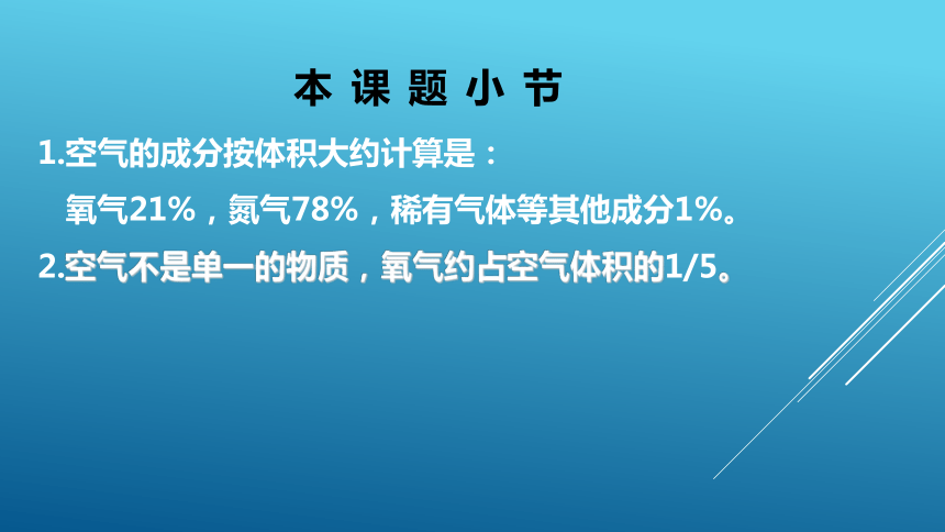 2.1 空气的成分课件-2021-2022学年九年级化学粤教版上册（36张PPT）