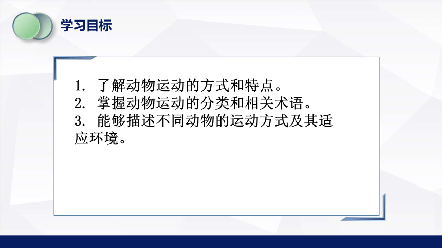 5.15.1动物运动的方式同步课件 (共19张PPT)北师大版生物八年级上册