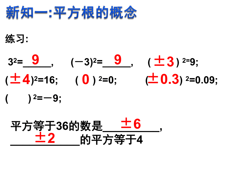 浙教版数学七年级上册3.1平方根 课件(共30张PPT)