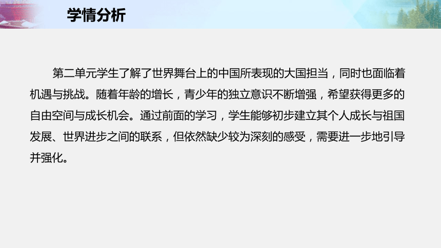 5.1 走向世界大舞台 说课课件（20张PPT）