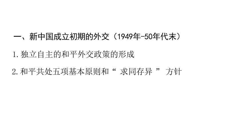 选择性必修1 第14课 当代中国的外交 课件（共32张PPT）