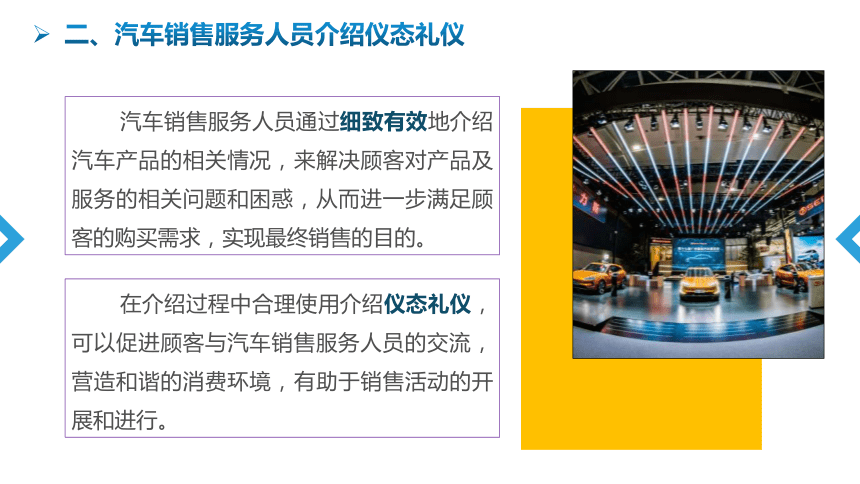 4.1.2汽车销售服务人员介绍仪态礼仪 课件(共15张PPT)《汽车服务礼仪》（航空工业出版社）