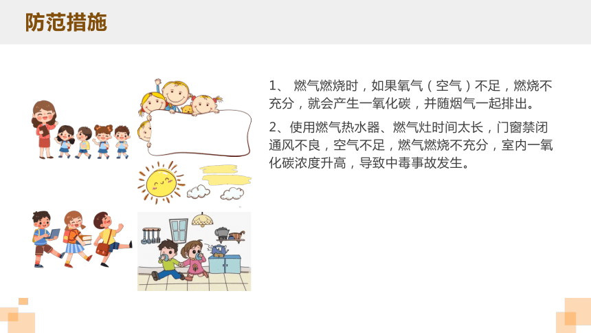 预防煤气中毒（课件）小学生安全教育主题班会(共21张PPT)